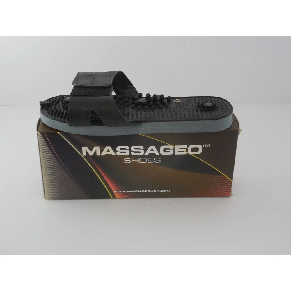Massageo Acupressure Reflexology Slides Sandals Mens 10-11 Recovery Foot Massage